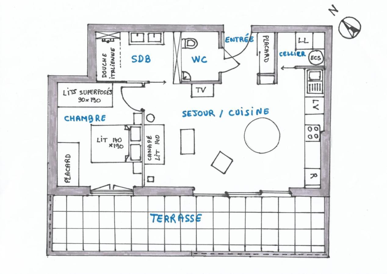 appartement avec balcon terrasse plein sud proche lac et centre ville wifi Gérardmer Extérieur photo